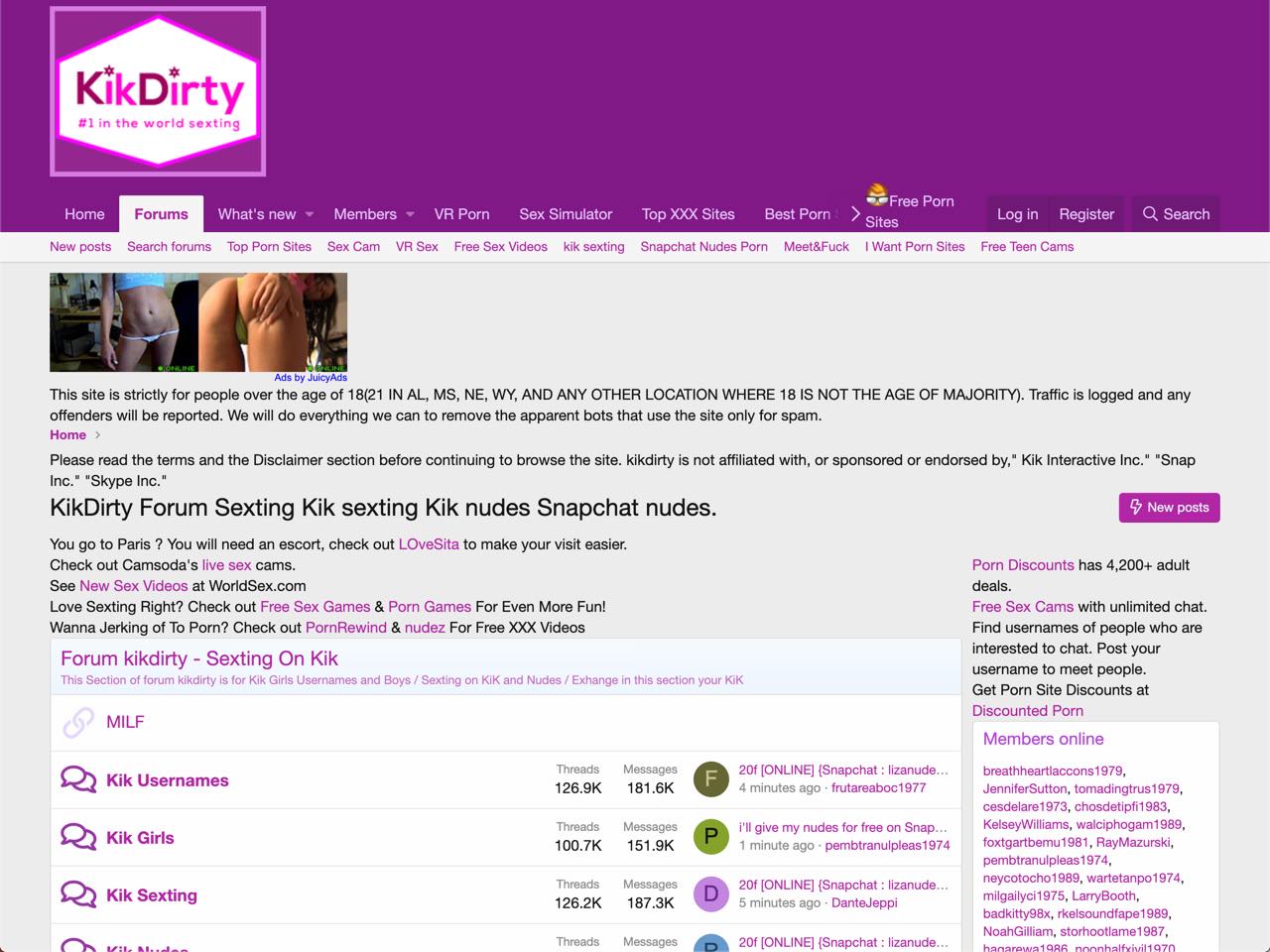 Sexting forums