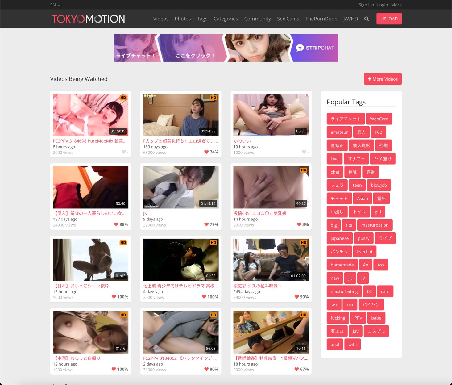 TokyoMotion & Japanese Porn Sites Like TokyoMotion.com - CamPlayer